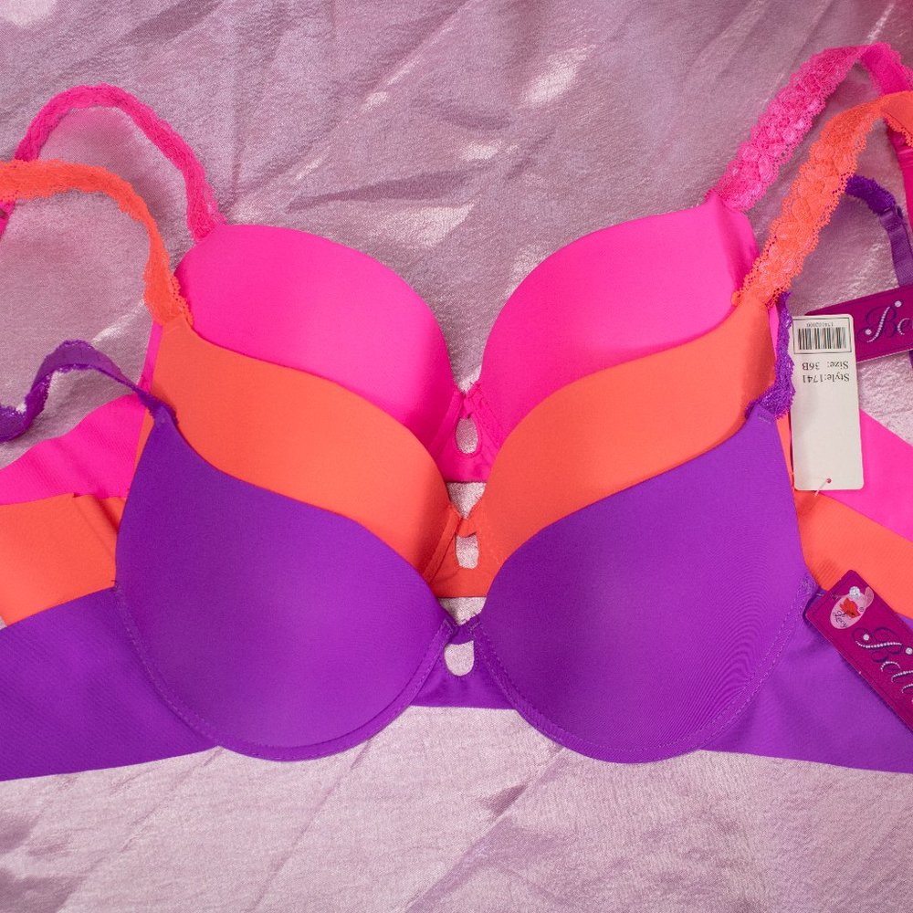 36B NEON BRA BUNDLE